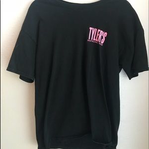 Pink and black Tyler’s t shirt